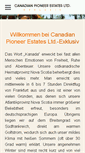 Mobile Screenshot of immobilien-kanada-exklusiv.com