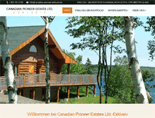 Tablet Screenshot of immobilien-kanada-exklusiv.com